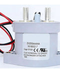 Hardcore 500 Amp Automotive Contactor Relay For 12V To 24VDC Systems with multiple wiring connections and durable casing.