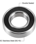 S6901-2RS Deep Groove Ball Bearing 12mm x 24mm x 6mm, 440C Stainless Steel, Double Sealed, High Precision ABEC 1