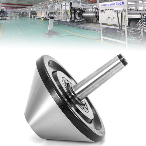 Bull Nose Live Center MT3 Morse taper, 75° triple-bearing lathe center, alloy steel tailstock.