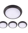 7 Inch Flush Mount LED Ceiling Light Fixture 120V Dimmable 12W 800 Lumens With 3000K 4000K 5000K Adjustable CCT Bronze Finish