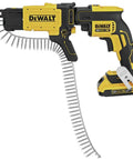 Drywall Screw Gun Collated Attachment With Slim Nose And Removable Shoe For Tight Corners 360 Degree Rotation