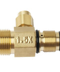 Plug And Play Outlet Fitting Kit For Pressure Washer 22 Mm With Boost Valve And Soap Injector Body Replacement Fits DXPW Series