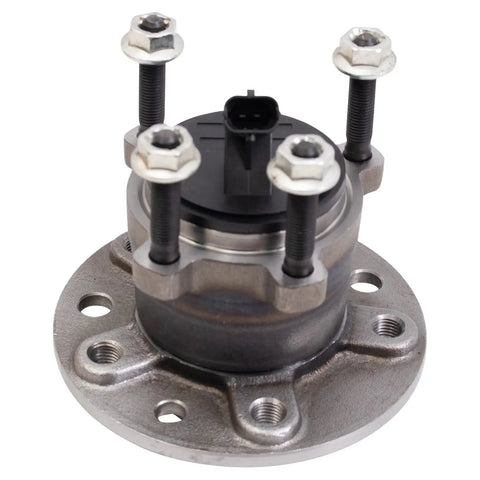 Close-up of Rear Wheel Bearing And Hub Assembly For Saab 9 3 2003 2004 2007 2008 2009 2011 Arc Linear Vector Aero 2 0 T Direct Fit FWD Replacement