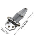 4 Inch Stainless Steel Refrigerator Door Hinge For Freezer And Oven Cabinets Self Lubricating Self Closing Heavy Duty Industrial Hardware Reversible Mount Built In Door Dwell For 90 Degree Opens