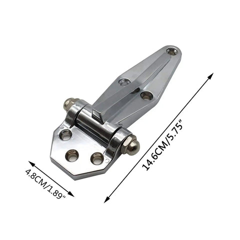 4 Inch Stainless Steel Refrigerator Door Hinge For Freezer And Oven Cabinets Self Lubricating Self Closing Heavy Duty Industrial Hardware Reversible Mount Built In Door Dwell For 90 Degree Opens