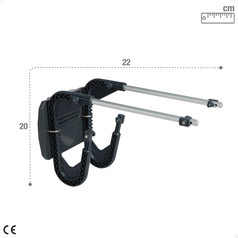 Easy Attach No Fuss Quick Setup Heavy Duty Motor Mount Kit With Marine Plywood And Aluminum Arms for Inflatable Boats Up To 3 HP
