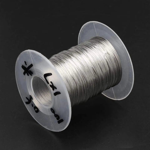 Stainless Steel Wire Rope Kit For Railing And Marine Use 1X7 Construction 304 Grade Stainless Cable 100m Reel Ideal For DIY Deck Railings