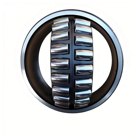 Pro Grade Spherical Roller Bearing 22207cc W33 35x72x23mm showcases polished rollers for heavy-duty industrial use.