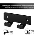 Keep Your Workbench Tight With These Heavy Duty Magnetic Chuck Key Holders That Snap Fast To Metal Frames So Ya Never Hunt Down Missing Bits Between Rush Jobs On The Daily Grind. Heavy duty black steel magnetic holder for tools.