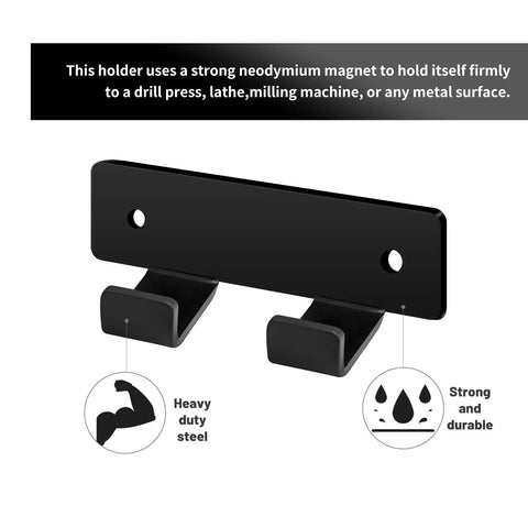 Keep Your Workbench Tight With These Heavy Duty Magnetic Chuck Key Holders That Snap Fast To Metal Frames So Ya Never Hunt Down Missing Bits Between Rush Jobs On The Daily Grind. Heavy duty black steel magnetic holder for tools.