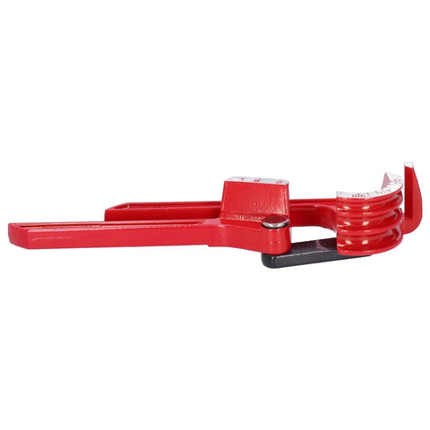 Manual Tube Bender 3 Inch Tubing Bending Tool For Copper And Aluminum, 90 Degree Bend, Compact Design For Tight Spaces, Ergonomic Handle, Durable Pro Grade Build, Multi Spec Industrial Supplies red manual tube bender for copper and aluminum