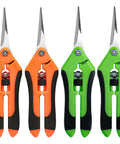 4 Pack Garden Shears Set With Stainless Steel Blades, Pruning Shears And Garden Clippers For Plants And Flowers, Safe Locking Mechanism