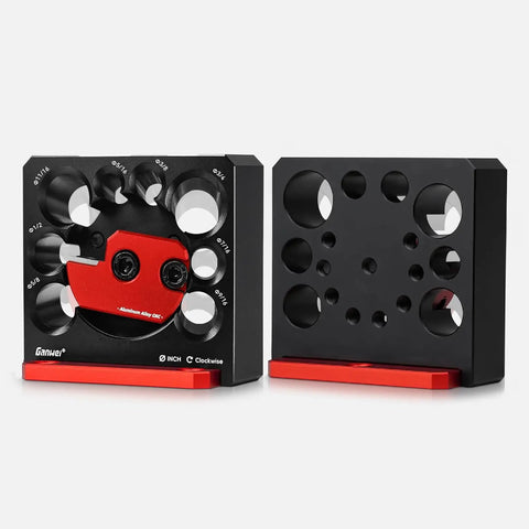 Rock Solid Aluminum Dowel Jig For Standard Power Drills Adjustable Eight Size Wood Dowel Cutter Kit with sharp blades
