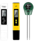 3 In 1 PH TDS EC Soil Moisture Meter Kit With Temperature Probe High Accuracy Digital Tester For Home Growers Hydroponics