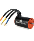 85A Brushless Smart ESC And 4000Kv Sensorless Motor Combo For RC Cars And Trucks, durable black motor with wires, side view.