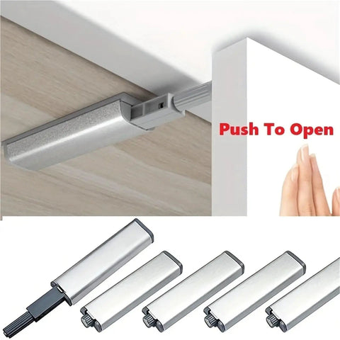 Magnetic Touch Latch Set 10 Pack For Cabinets And Drawers No Fuss Hands Free Push To Open Cabinet Hardware Soft Close
