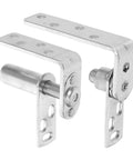 Heavy Duty Stainless Steel Auto Rebound Door Hinges For Cabinets And Bar Counters, Self Closing Pivot Hinges With Smooth Dual Opening