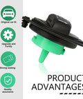 Gas Cap For Volkswagen And Audi Models 5C0201550T 5Q0201550L Direct Fit Locking Style Leak Proof Fuel Tank Cap Black with icons