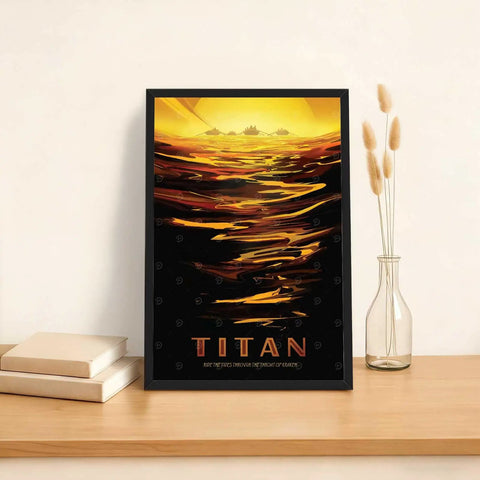 Sunset Ocean Rowing Wall Art Canvas Print Poster Framed In Black Modern Minimalist Aesthetic Decor For Living Room Bedroom Office Vibrant Coastal Colors Vibe Waterproof Fade Resistant