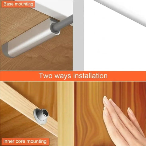 Push To Open Damper Buffer Magnetic Cabinet Door Latches Smooth Quiet Closer Rebounder Cupboard Catch Drawer Stopper