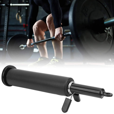 Barbell Loading Pin Steel Weight Holder for DIY Gyms, 250 lb Capacity, 12.6 Inch Long Pin with Sponge Base for secure plate retention