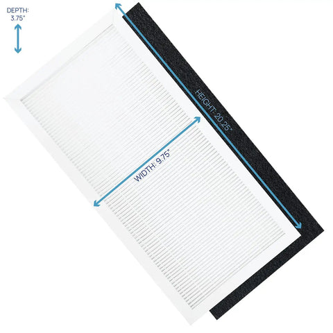 Replacement 400S Smokestop HEPA Filter for Blueair 480i and 400S Series Air Purifiers, Easy Fit for Models 402 403 405 410 450E 455EB 402PF, measuring 20.25 x 9.75 x 3.75 inches