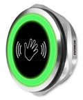 Enforcer Touchless Infrared Proximity Sensor Stainless Steel 38mm with adjustable range and green LED, no-touch operation