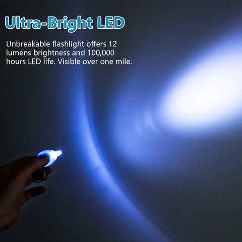 Mini Keychain LED Flashlight Set For Nurses With White Beam And Multicolor Options 42 Pack illuminating wall with bright beam