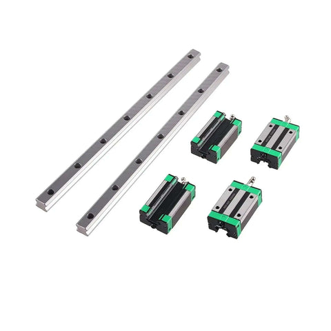 Get Smooth Sliding Action With These High Precision Linear Guide Rail Kits Featuring Two 2000mm HGR20 Rails And Four HGH20CA Bearing Blocks, metal