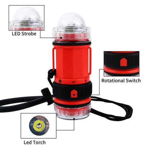 Beast Mode Waterproof Dive Light For Scuba And Outdoor Adventures, 1000 Lumen LED Underwater Flashlight with labels for features
