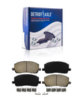 Heavy Duty 10-Piece Brake Kit For 2004 To 2007 Toyota Highlander With Rotors And Ceramic Pads To Handle Rough Roads And Stop On A Dime Like A Boss Without Breaking The Bank. Ceramic brake pads, hardware kit, box