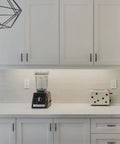 Kitchen cabinets with 10 Pack Matte Black Cabinet Pulls 3 Inch Hole Center Cabinet Hardware For Kitchen And Bathroom Dresser Handles ZH0068.