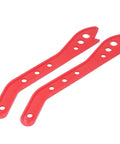 Heavy Duty Plastic Woodworking Push Stick 2 Pack With Grippy Grip And Dead Simple Kickback Defense For Table Saw Router Jointer Workhorse Hands Stay Locked In On Every Cut Rock Solid Build, red ergonomic design.