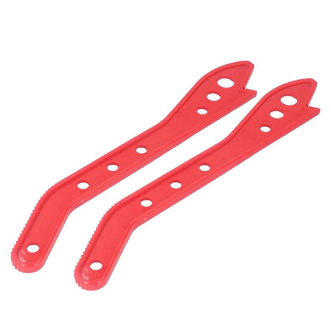 Heavy Duty Plastic Woodworking Push Stick 2 Pack With Grippy Grip And Dead Simple Kickback Defense For Table Saw Router Jointer Workhorse Hands Stay Locked In On Every Cut Rock Solid Build, red ergonomic design.