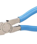 8 Inch Long Nose Pliers For Precise Grips And Craftwork, Heavy Duty Pro Grade Tool With Ergonomic Blue Handle, Durable Steel Construction