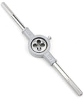 Metric Die Wrench Set With T Handle For Tight Spaces, Circular Dies M3 To M12, detail of die holder with M25 marking