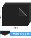Non Adhesive Magnetic Sheets, Eight And A Half By Eleven Inches, Six Pack, flexible printable magnetic sheets for crafts and DIY use