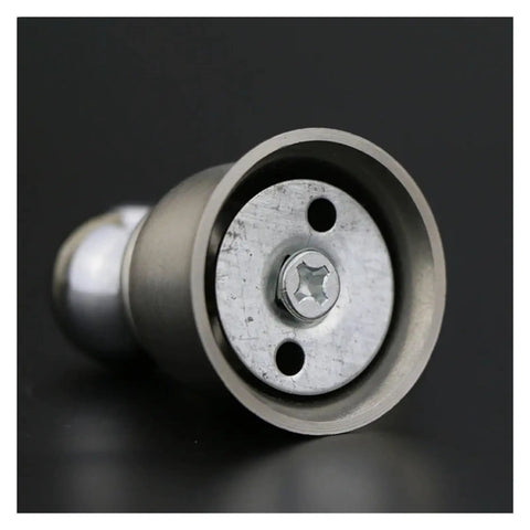 Stylish Stainless Steel Magnetic Door Stopper That Keeps Doors Securely Locked In Place For Homes And Offices Without Damage, showing metal base and attachment.