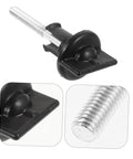 Replacement Tire Bolt And Hold Down Clamp For Car Wheels Durable Steel Retainer shown with threaded detail and black clamp base