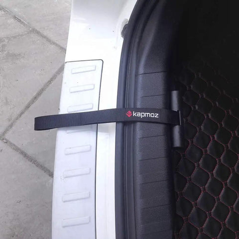 Heavy Duty Hood Loop Trunk Anchor Tie Downs For Kayaks And Canoes Secure Bow And Stern Lashing Points On Roof Rack Straps 2 Pairs Easy On And Off For Quick On The Go Transport