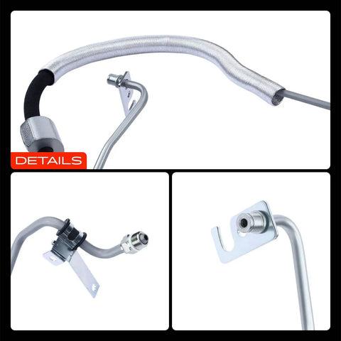 Power Steering Hose Line Assembly For Ford Flex Taurus Lincoln MKS MKT 2010 2012 With O Ring Leakage Free Pump To Rack High Pressure