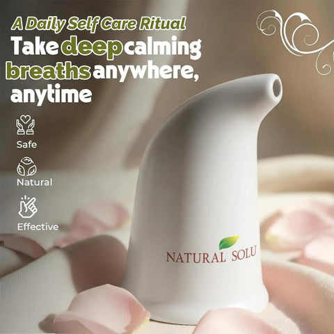 Pink Ceramic Himalayan Salt Inhaler For Respiratory Relief And Breathing Support Helps Allergies And Asthma Symptoms Breath Easy