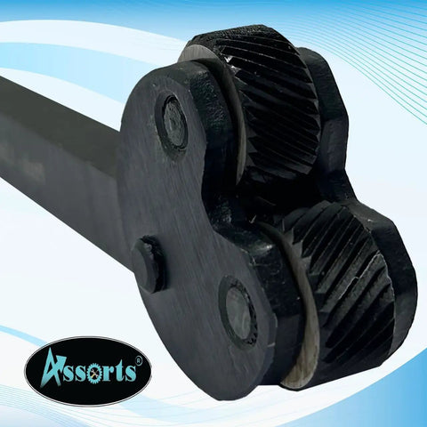 Knurling Tool With Pivot Head Diamond Pattern For Lathe And Engine Tools, Medium Pitch Diamond Knurl, Half Inch Square Shank