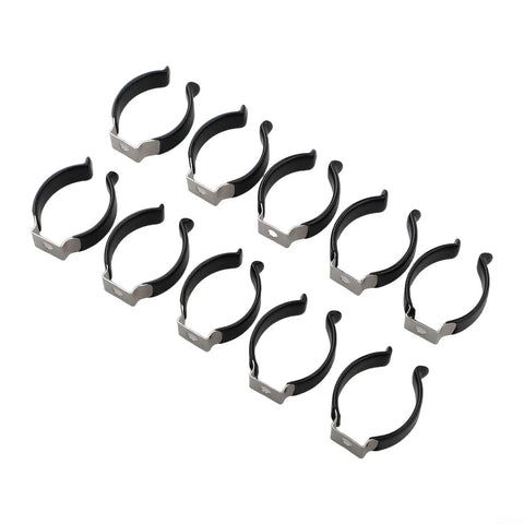 Tool Organization Made Easy With Spring Clips And Narrow Base For Stable Slip Free Storage, metal spring clips with rubber grip