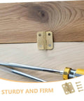 Miniature Iron Hinges For Wooden Jewelry Boxes And DIY Projects, 270 Degree Rotation, Small Cabinet Hinges, Includes 160 Screws