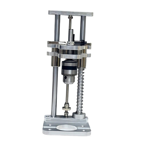Vertical Drill Guide For Drill Press Stand Portable And Easy To Install Workstation Attachment Aluminum Plate Precision Guide