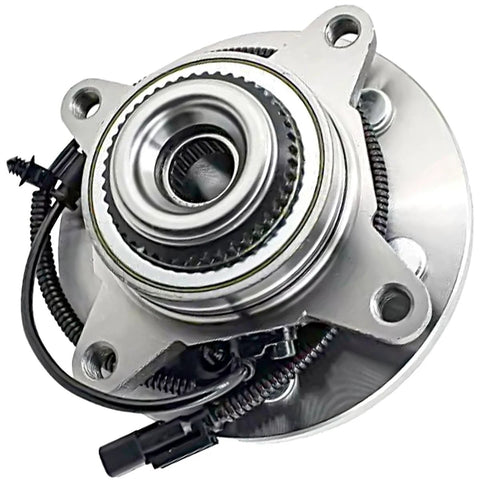 Front Wheel Bearing Hub Assembly 6 Lug 4WD For Ford F150 Expedition And Lincoln Navigator 2011 2014 With ABS, detailed view