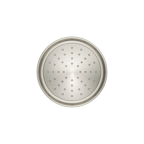 Purist Single Function Showerhead With Katalyst Air Induction Technology, 5.5 Inch Sprayface, 48 Translucent Nozzles, front view