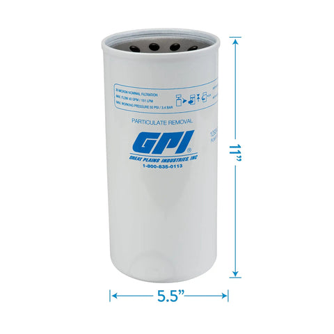 Particulate Fuel Filter Kit For Fuel Transfer Pumps And Dispensers 40 GPM 151 LPM 30 Micron Nominal Filtration 1 Inch