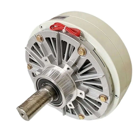 Heavy-Duty Single-Axis Magnetic Particle Brake With Dual-Axis Clutch And Tension Controller, 24V Electromagnetic Brake For Industrial Equipment